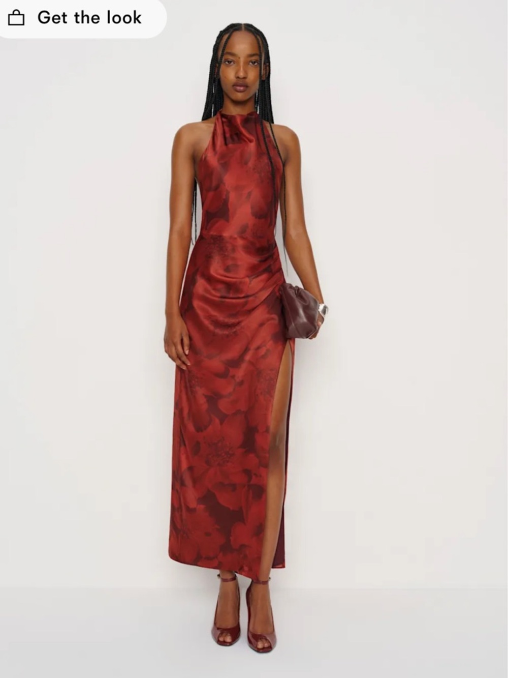 NWT Reformation Emeline Silk Dress
